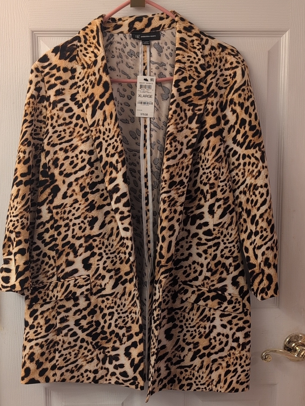NWT  Leopard Print Light Jacket